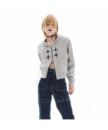 TRIPSHOP（トリップショップ）の「パンクスラッシュフードジップアップ（パーカー）」