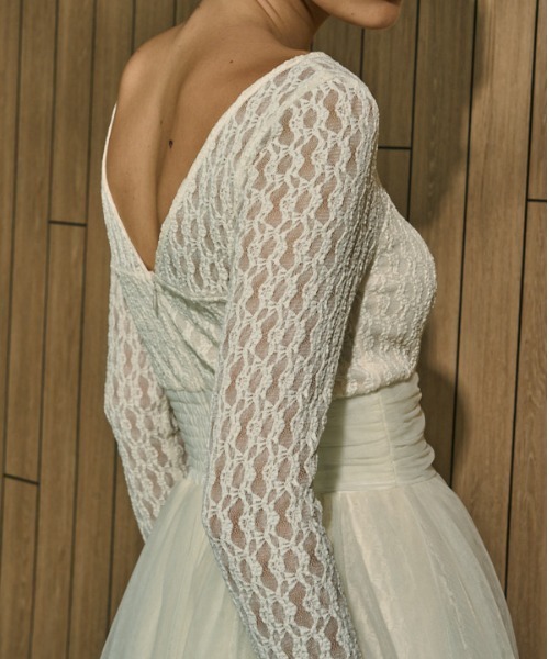 ワンピース eradie Ethereal Lace & Tulle One-piece Ethereal Lace & Tulle One-piece -Ivory- – ERADIE