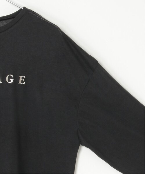 notch.(ノッチ)の「ロゴシアーロンT(Tシャツ/カットソー・レディース・ブラック/オフホワイト/杢グレー・M)」の6枚目の写真