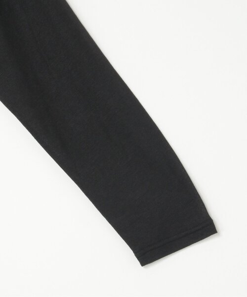 notch.(ノッチ)の「ロゴシアーロンT(Tシャツ/カットソー・レディース・ブラック/オフホワイト/杢グレー・M)」の7枚目の写真