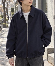 MONO-MART（モノマート）の「オーバーサイズ クロップド ジップアップ カルゼブルゾン（ブルゾン）」