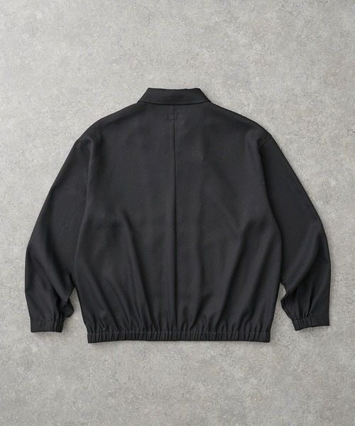 MONO-MART(モノマート)の「オーバーサイズ クロップド ジップアップ カルゼブルゾン(ブルゾン・メンズ・チャコールグレー/ブラック/モカ/ダークネイビー・L/M/S)」の6枚目の写真