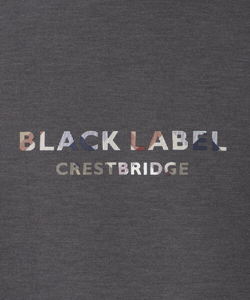 BLACK LABEL CRESTBRIDGE（ブラックレーベル・クレストブリッジ）の「【一部店舗限定】ショルダーチェックロゴフーディー（Tシャツ/カットソー・メンズ・グレー系その他/ブラック・M/L）」の11枚目の写真