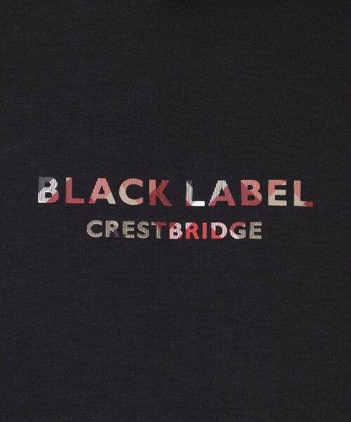 BLACK LABEL CRESTBRIDGE（ブラックレーベル・クレストブリッジ）の「【一部店舗限定】ショルダーチェックロゴフーディー（Tシャツ/カットソー・メンズ・グレー系その他/ブラック・M/L）」の16枚目の写真