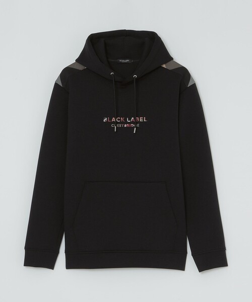 BLACK LABEL CRESTBRIDGE（ブラックレーベル・クレストブリッジ）の「【一部店舗限定】ショルダーチェックロゴフーディー（Tシャツ/カットソー・メンズ・グレー系その他/ブラック・M/L）」の17枚目の写真