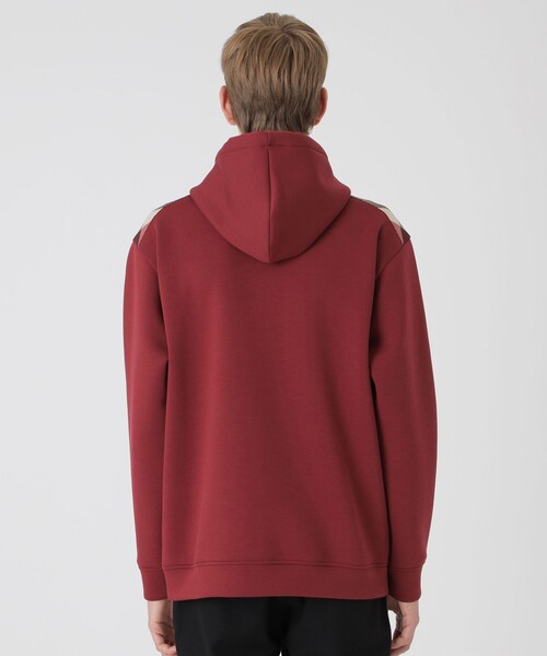 BLACK LABEL CRESTBRIDGE（ブラックレーベル・クレストブリッジ）の「【一部店舗限定】ショルダーチェックロゴフーディー（Tシャツ/カットソー・メンズ・グレー系その他/ブラック・M/L）」の20枚目の写真