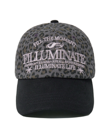 F.ILLUMINATE（フィルミネイト）の「レオパードブロックボールキャップ-ブラック（キャップ）」