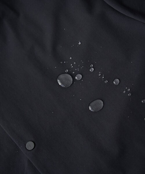 coen（コーエン）の「ストレッチテックナイロンノーカラージャケット【ストレッチ、はっ水、耐摩耗性、UVカット】（その他アウター・メンズ・ブラック/ダークグレー・S/M/L/XL）」の17枚目の写真