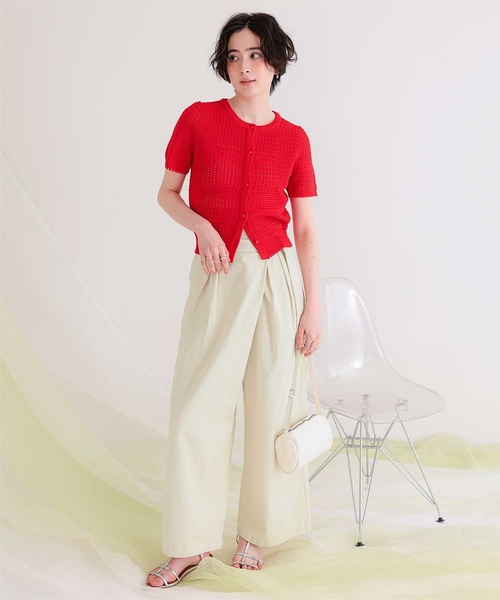 titivate(ティティベイト)の「ラップデザインデニムパンツ(デニムパンツ・レディース・ブルー/ベージュ/アイボリー/グレー・M/S/L)」の5枚目の写真