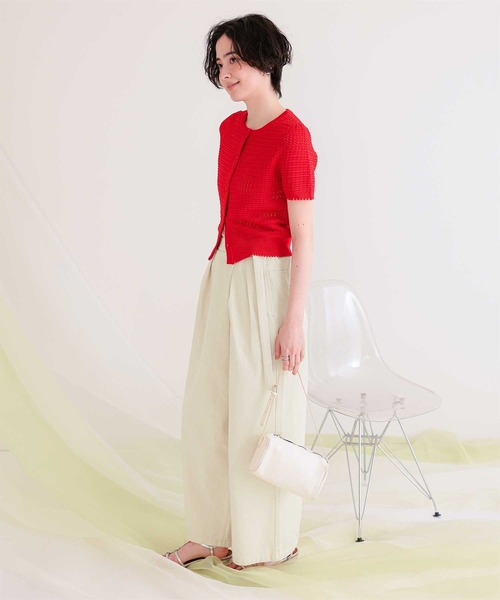 titivate(ティティベイト)の「ラップデザインデニムパンツ(デニムパンツ・レディース・ブルー/ベージュ/アイボリー/グレー・M/S/L)」の6枚目の写真