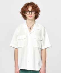 Pinstripe Seersucker Shirt_White
