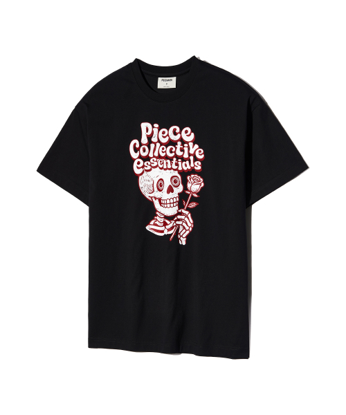 PIECEMAKER(ピースメーカー)の「VINTAGE ROSE N SKULL TEE (BLACK)(Tシャツ/カットソー・レディース・その他・M/L)」の6枚目の写真