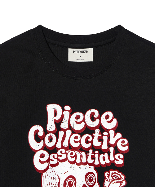 PIECEMAKER(ピースメーカー)の「VINTAGE ROSE N SKULL TEE (BLACK)(Tシャツ/カットソー・レディース・その他・M/L)」の7枚目の写真