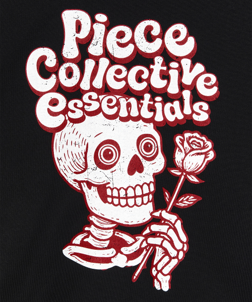 PIECEMAKER(ピースメーカー)の「VINTAGE ROSE N SKULL TEE (BLACK)(Tシャツ/カットソー・レディース・その他・M/L)」の8枚目の写真