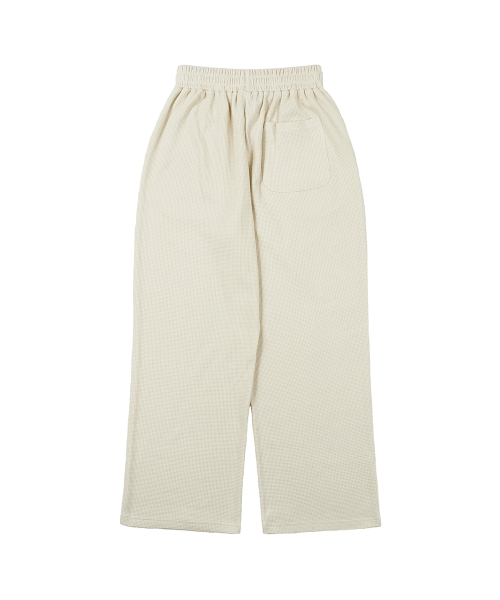 GAKKAI UNIONS(ガッカイユニオンズ)の「カシアワッフルワイドパンツベージュ(スウェットパンツ・メンズ・その他・M/L/S)」の3枚目の写真