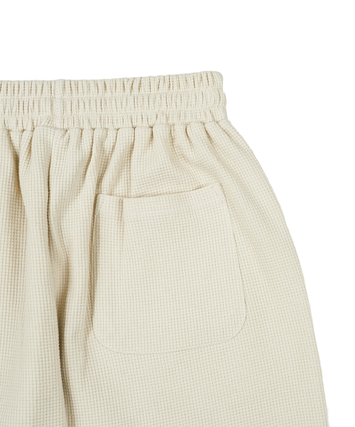 GAKKAI UNIONS(ガッカイユニオンズ)の「カシアワッフルワイドパンツベージュ(スウェットパンツ・メンズ・その他・M/L/S)」の5枚目の写真