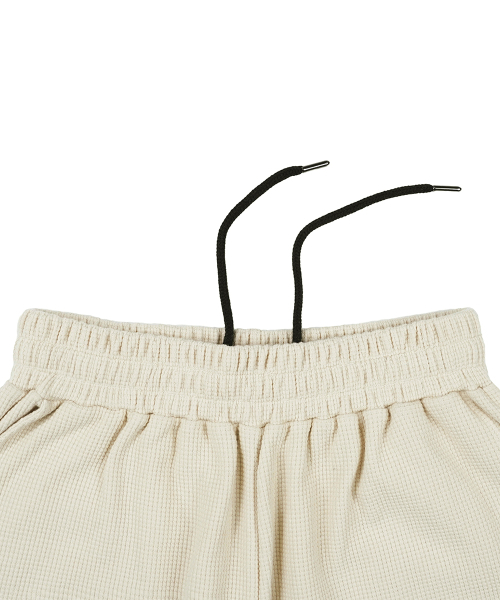 GAKKAI UNIONS(ガッカイユニオンズ)の「カシアワッフルワイドパンツベージュ(スウェットパンツ・メンズ・その他・M/L/S)」の6枚目の写真