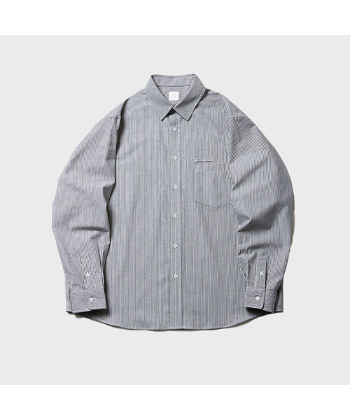 TY(ティワイ)の「オールデイストライプシャツ, ミッドナイトネイビー(シャツ/ブラウス・メンズ・その他・M/L/XL)」の1枚目の写真