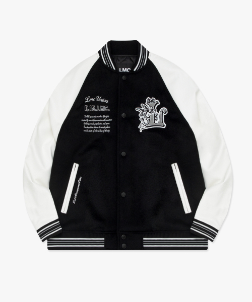 LMCの「UNION ANGEL VARSITY JACKET black(スタジャン・メンズ・その他・S/M/L/XL)」の7枚目の写真