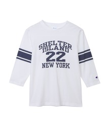 【Champion/チャンピオン】メンズ ベーシック 3/4 スリーブフットボールTシャツ