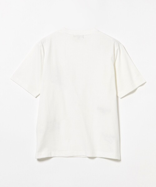 BEAMS HEART(ビームスハート)の「【ユニセックス】ワッペン 刺繍 レタード ショートスリーブ カットソー(Tシャツ/カットソー・メンズ・ホワイト/グレー・SMALL/LARGE/MEDIUM)」の5枚目の写真