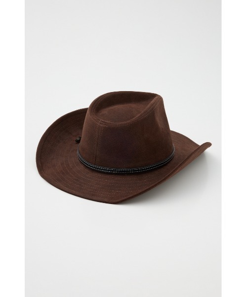 SLY（スライ）の「MICHIXSLY WESTERN HAT ミチスライウエスタンハット（ハット・レディース・ブラウン/ベージュ・FREE）」の5枚目の写真