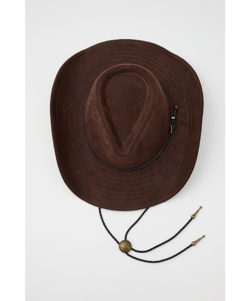 SLY（スライ）の「MICHIXSLY WESTERN HAT ミチスライウエスタンハット（ハット・レディース・ブラウン/ベージュ・FREE）」の7枚目の写真