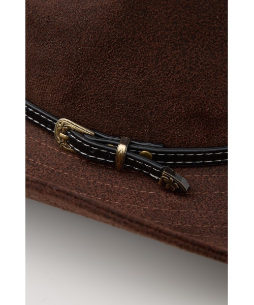 SLY（スライ）の「MICHIXSLY WESTERN HAT ミチスライウエスタンハット（ハット・レディース・ブラウン/ベージュ・FREE）」の10枚目の写真