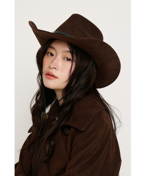 SLY（スライ）の「MICHIXSLY WESTERN HAT ミチスライウエスタンハット（ハット・レディース・ブラウン/ベージュ・FREE）」の13枚目の写真