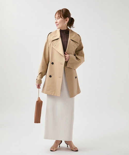 VERMEIL par iena（ヴェルメイユパーイエナ）の「レースニット ハイネックロングスリーブプルオーバー（ニット/セーター・レディース・ホワイト/ブラウン・FREE）」の13枚目の写真