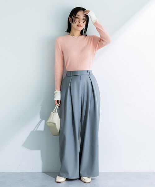 Green Parks(グリーンパークス)の「メタルボールポイント2WAYバッグ(ショルダーバッグ・レディース・ミント/ラベンダー/オレンジ/ブラック/アイボリー・FREE)」の17枚目の写真