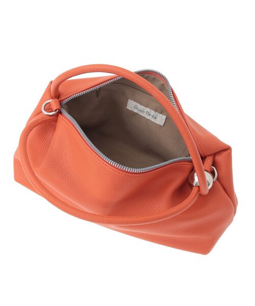 Green Parks(グリーンパークス)の「メタルボールポイント2WAYバッグ(ショルダーバッグ・レディース・ミント/ラベンダー/オレンジ/ブラック/アイボリー・FREE)」の7枚目の写真