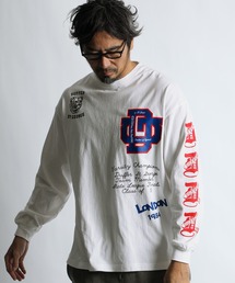 The DUFFER of ST.GEORGE（ザダファーオブセントジョージ）の「DUFFER ARCHIVE LOGO L SL TEE:ダファー アーカイブ ロゴ ロングスリーブTシャツ（Tシャツ/カットソー）」