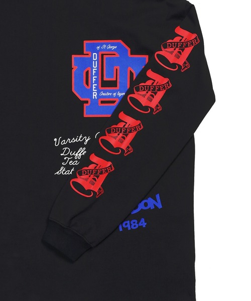 The DUFFER of ST.GEORGE(ザダファーオブセントジョージ)の「DUFFER ARCHIVE LOGO L/SL TEE:ダファー アーカイブ ロゴ ロングスリーブTシャツ(Tシャツ/カットソー・メンズ・ホワイト/ブラック/スミクロ・SMALL/MEDIUM/LARGE/X-LARGE)」の19枚目の写真