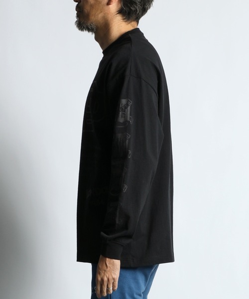 The DUFFER of ST.GEORGE(ザダファーオブセントジョージ)の「DUFFER ARCHIVE LOGO L/SL TEE:ダファー アーカイブ ロゴ ロングスリーブTシャツ(Tシャツ/カットソー・メンズ・ホワイト/ブラック/スミクロ・SMALL/MEDIUM/LARGE/X-LARGE)」の11枚目の写真