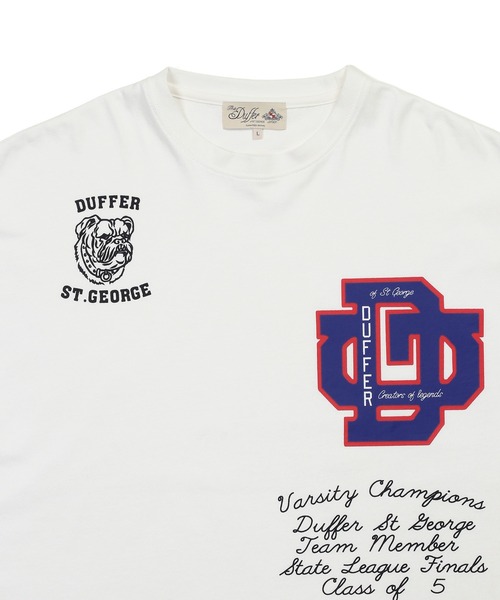 The DUFFER of ST.GEORGE(ザダファーオブセントジョージ)の「DUFFER ARCHIVE LOGO L/SL TEE:ダファー アーカイブ ロゴ ロングスリーブTシャツ(Tシャツ/カットソー・メンズ・ホワイト/ブラック/スミクロ・SMALL/MEDIUM/LARGE/X-LARGE)」の16枚目の写真