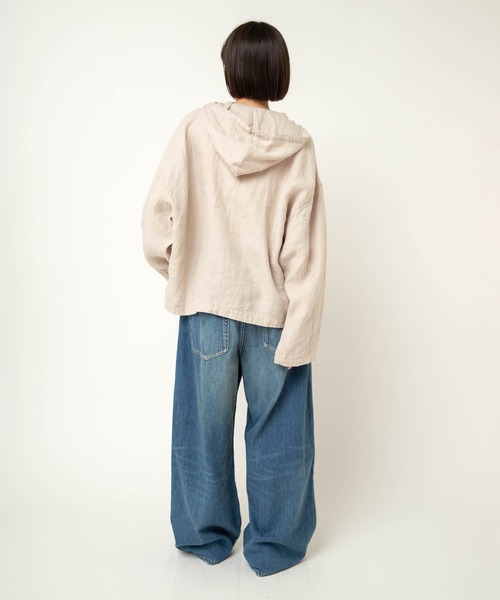 RNA-N（アールエヌエーエヌ）の「J2185 リネンツイルアノラックジャケット（その他アウター・レディース・グレー/ブラック/カーキ・FREE）」の19枚目の写真