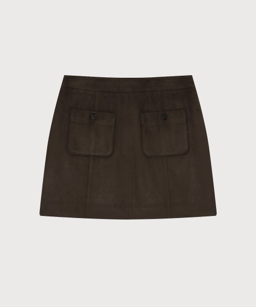 COVERNAT（カバーナット）の「WOMAN SUEDE MINI SKIRT（スカート・レディース・ブラウン・SMALL）」の10枚目の写真