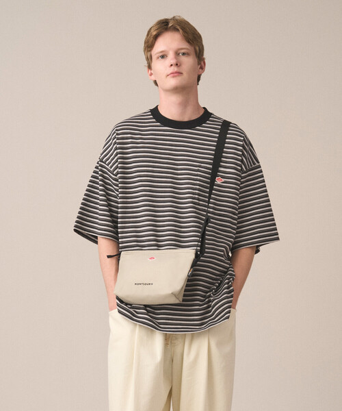 DANTON（ダントン）の「Cordura Canvas Shoulder Bag〈MONTSOURIS〉（ショルダーバッグ・レディース・オレンジ/ダークグレー/グレイッシュベージュ/オフホワイト/ブルー系その他5/ブラック・-）」の7枚目の写真