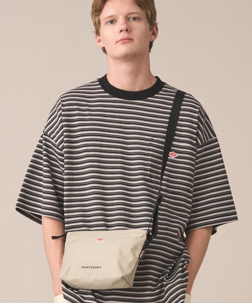 DANTON（ダントン）の「Cordura Canvas Shoulder Bag〈MONTSOURIS〉（ショルダーバッグ・レディース・オレンジ/ダークグレー/グレイッシュベージュ/オフホワイト/ブルー系その他5/ブラック・-）」の2枚目の写真