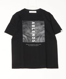 A blends（エイブレンズ）の「A blends TOPOGRAHYクルーネックTシャツ（Tシャツ/カットソー）」