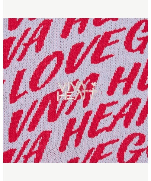 VIVA HEART（ビバハート）の「【VIVA　HEART/GOLF】 フラッシュロゴ総柄ニットプルオーバー（ニット/セーター・レディース・ピンク・38/42）」の8枚目の写真
