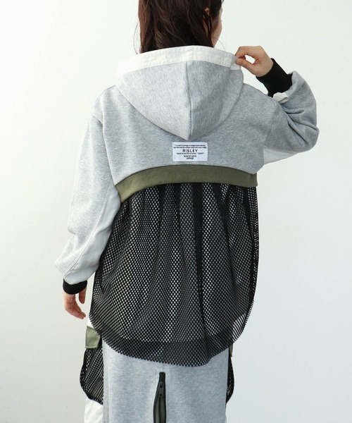 Cepica（セピカ）の「バックメッシュパーカー（パーカー・レディース・アイボリー・FREE）」の6枚目の写真