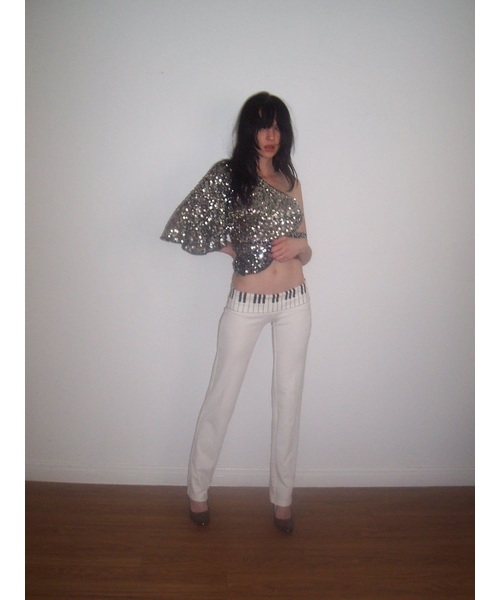 Oriens JOURNAL STANDARD(オリエンス ジャーナルスタンダード)の「【Praying/プレイング】Piano Key Lounge Pants(その他パンツ・レディース・ブラック・MEDIUM)」の2枚目の写真