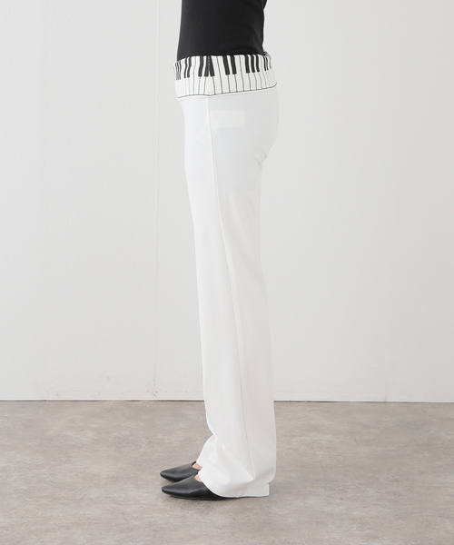 Oriens JOURNAL STANDARD(オリエンス ジャーナルスタンダード)の「【Praying/プレイング】Piano Key Lounge Pants(その他パンツ・レディース・ブラック・MEDIUM)」の4枚目の写真