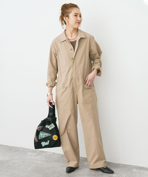 Spick & Span（スピックアンドスパン）の「《追加》Spick&Span SHOPPER BAG*（トートバッグ・レディース・キャメル/ブラック・FREE）」の4枚目の写真