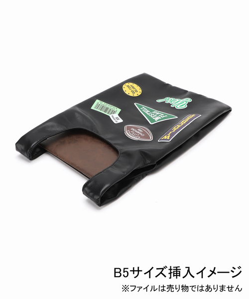 Spick & Span（スピックアンドスパン）の「《追加》Spick&Span SHOPPER BAG*（トートバッグ・レディース・キャメル/ブラック・FREE）」の14枚目の写真