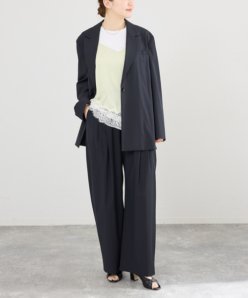 IENA（イエナ）の「《セットアップ対応可》エアリーライトコクーンパンツ（その他パンツ・レディース・ネイビー/ブラウン・36/34/38）」の11枚目の写真