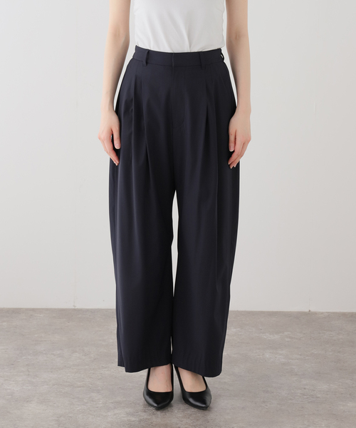 IENA（イエナ）の「《セットアップ対応可》エアリーライトコクーンパンツ（その他パンツ・レディース・ネイビー/ブラウン・36/34/38）」の17枚目の写真