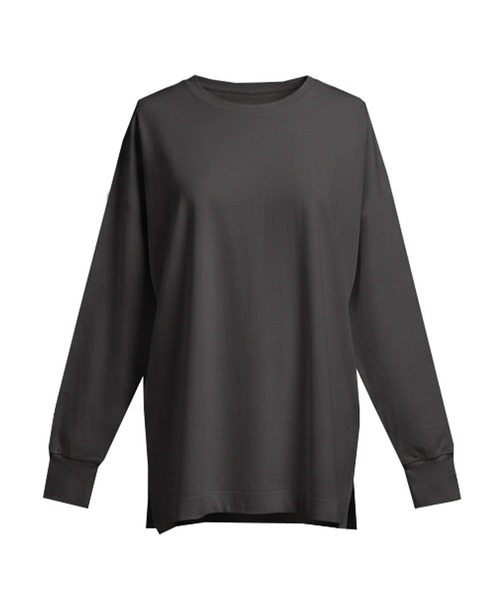 coca（coca）（コカ）の「ドルマンカットソーチュニック（チュニック・レディース・ホワイト/チャコール・L/M/S）」の20枚目の写真